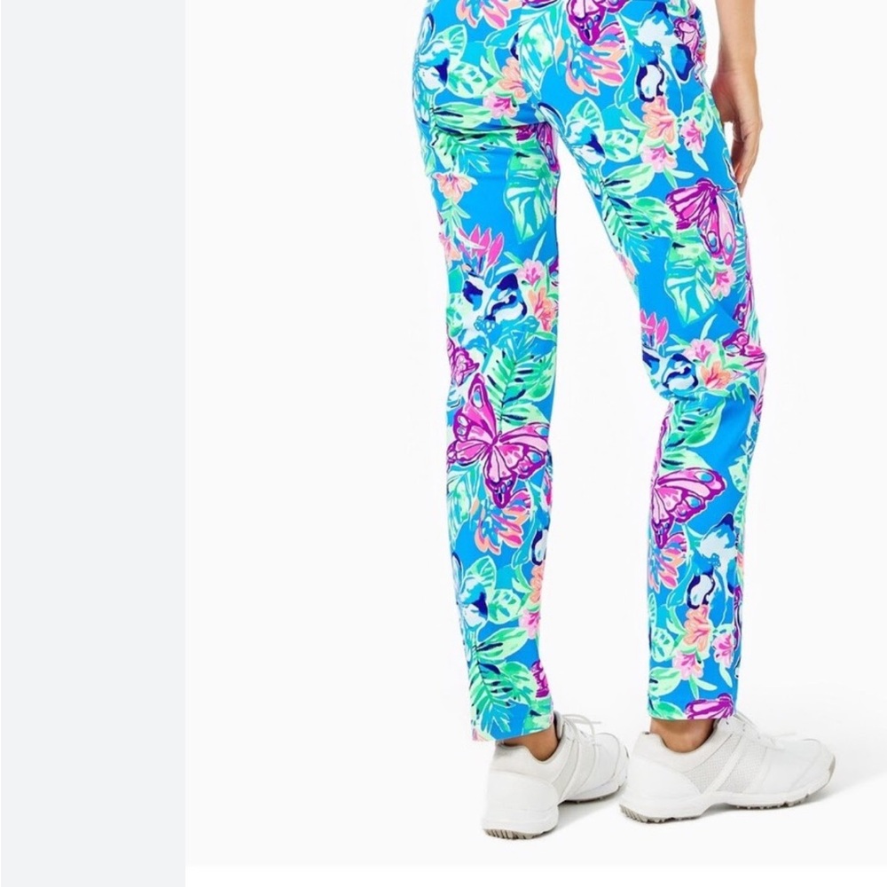 Lilly Pulitzer Luxletic Vibrant Floral Pants - Picture 2 of 9